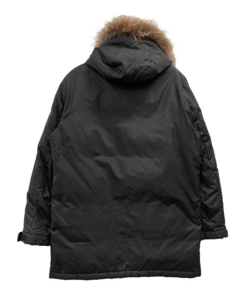 BURBERRY BLACK LABEL（バーバリーブラックレーベル）BURBERRY BLACK LABEL (バーバリーブラックレーベル) フォックスファーダウンジャケット ブラック サイズ:Mの古着・服飾アイテム