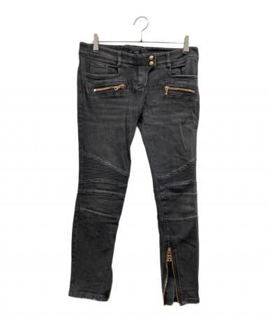 中古・古着通販】BALMAIN (バルマン) バイカースキニーデニムパンツ