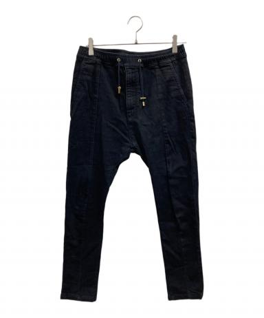 【未使用級✨️BALMAIN✨️正規品✨️パンツ】 定価25万以上 極近年タグ 中古・古着通販】BALMAIN (バルマン) スキニーデニムパンツ ブラック