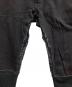 中古・古着 BALMAIN (バルマン) デニムスウェットトラックパンツ ブラック サイズ:XS：13000円