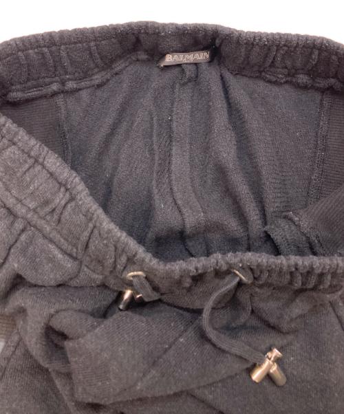 BALMAIN（バルマン）BALMAIN (バルマン) バイカースウェットパンツ ブラック サイズ:Sの古着・服飾アイテム