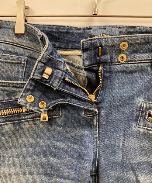BALMAIN（バルマン）BALMAIN (バルマン) バイカーデニムパンツ インディゴ サイズ:38の古着・服飾アイテム