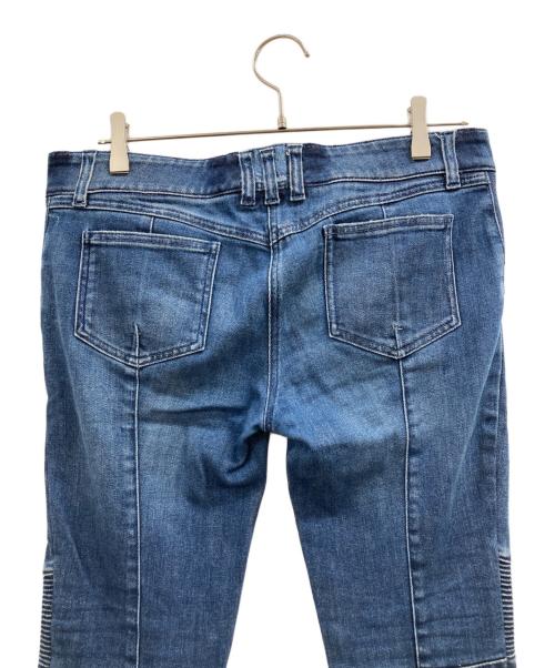 BALMAIN（バルマン）BALMAIN (バルマン) バイカーデニムパンツ インディゴ サイズ:38の古着・服飾アイテム