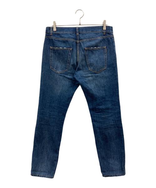 Saint Laurent Paris（サンローランパリ）Saint Laurent Paris (サンローランパリ) ダメージ加工デニムパンツ インディゴ サイズ:30の古着・服飾アイテム
