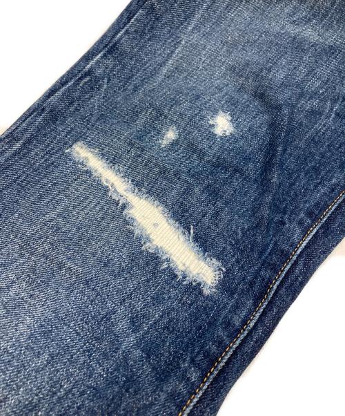 Saint Laurent Paris（サンローランパリ）Saint Laurent Paris (サンローランパリ) ダメージ加工デニムパンツ インディゴ サイズ:30の古着・服飾アイテム