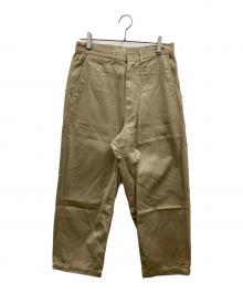 東洋エンタープライズ（トウヨウエンタープライズ）の古着「SELVEDGE WEAPON WIDE TROUSERS」｜ベージュ