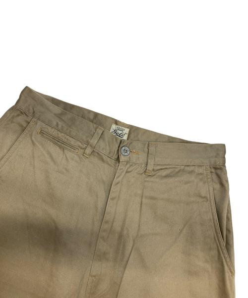 東洋エンタープライズ（トウヨウエンタープライズ）東洋エンタープライズ (トウヨウエンタープライズ) SELVEDGE WEAPON WIDE TROUSERS ベージュ サイズ:Sの古着・服飾アイテム