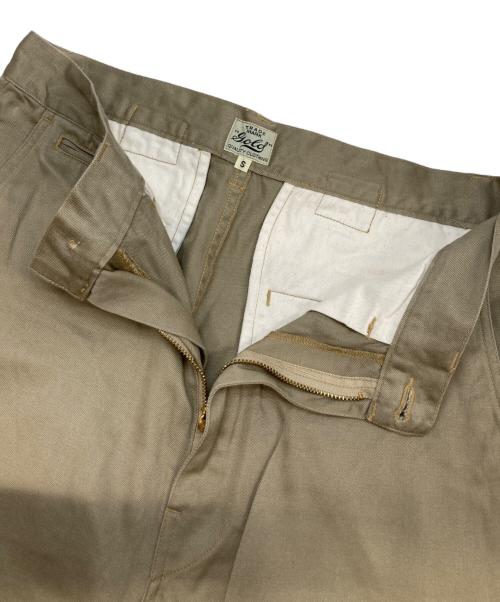東洋エンタープライズ（トウヨウエンタープライズ）東洋エンタープライズ (トウヨウエンタープライズ) SELVEDGE WEAPON WIDE TROUSERS ベージュ サイズ:Sの古着・服飾アイテム