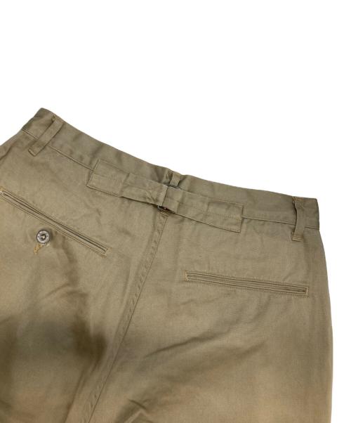 東洋エンタープライズ（トウヨウエンタープライズ）東洋エンタープライズ (トウヨウエンタープライズ) SELVEDGE WEAPON WIDE TROUSERS ベージュ サイズ:Sの古着・服飾アイテム