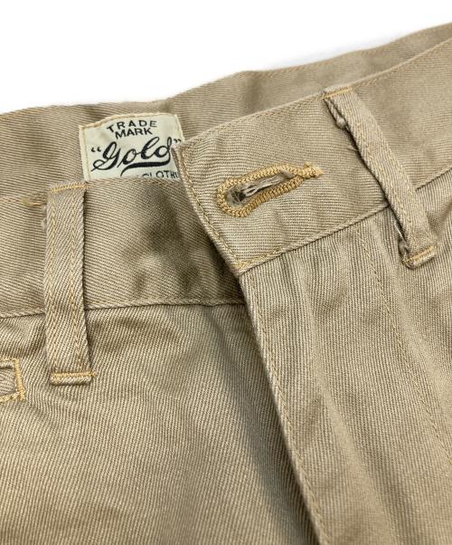 東洋エンタープライズ（トウヨウエンタープライズ）東洋エンタープライズ (トウヨウエンタープライズ) SELVEDGE WEAPON WIDE TROUSERS ベージュ サイズ:Sの古着・服飾アイテム