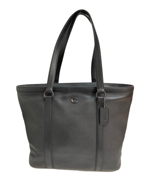 COACH（コーチ）COACH (コーチ) トートバッグ　ゴッサムジップトート　レザーバッグ ブラックの古着・服飾アイテム
