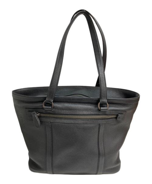 COACH（コーチ）COACH (コーチ) トートバッグ　ゴッサムジップトート　レザーバッグ ブラックの古着・服飾アイテム