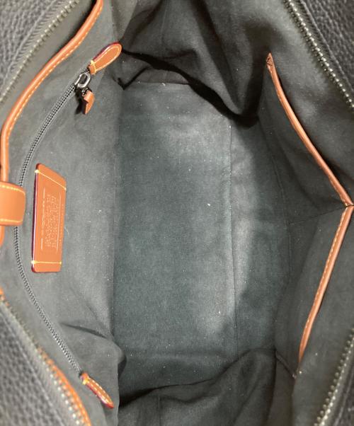 COACH（コーチ）COACH (コーチ) トートバッグ　ゴッサムジップトート　レザーバッグ ブラックの古着・服飾アイテム