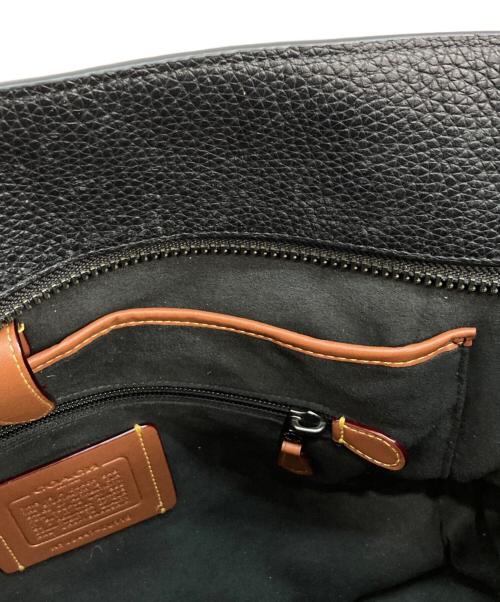 COACH（コーチ）COACH (コーチ) トートバッグ　ゴッサムジップトート　レザーバッグ ブラックの古着・服飾アイテム