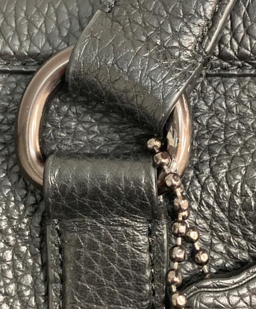COACH（コーチ）COACH (コーチ) トートバッグ　ゴッサムジップトート　レザーバッグ ブラックの古着・服飾アイテム