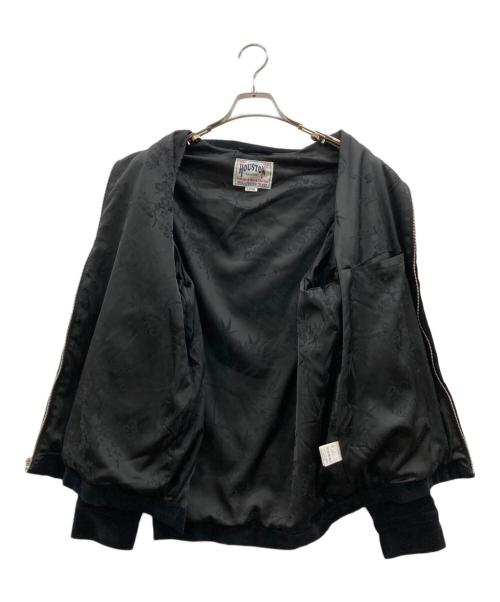 HOUSTON（ヒューストン）HOUSTON (ヒューストン) COTTON VELVETEEN VIETNAM JACKET ブラック サイズ:Lの古着・服飾アイテム