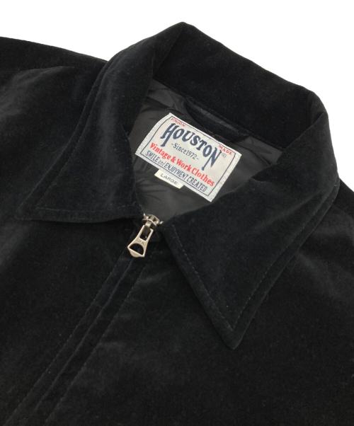 HOUSTON（ヒューストン）HOUSTON (ヒューストン) COTTON VELVETEEN VIETNAM JACKET ブラック サイズ:Lの古着・服飾アイテム