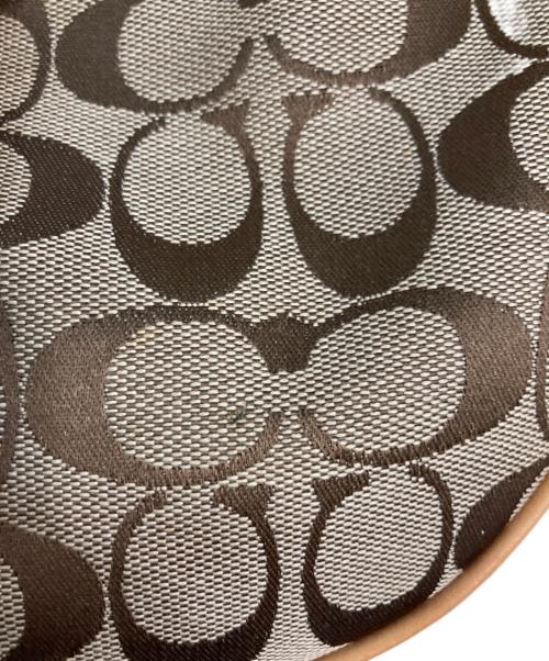 COACH（コーチ）COACH (コーチ) シグネチャーソーホーハンドバッグ ベージュの古着・服飾アイテム