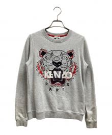 KENZO（ケンゾー）の古着「タイガー刺繍スウェット」｜グレー