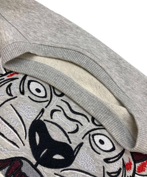 KENZO（ケンゾー）KENZO (ケンゾー) タイガー刺繍スウェット グレー サイズ:XSの古着・服飾アイテム