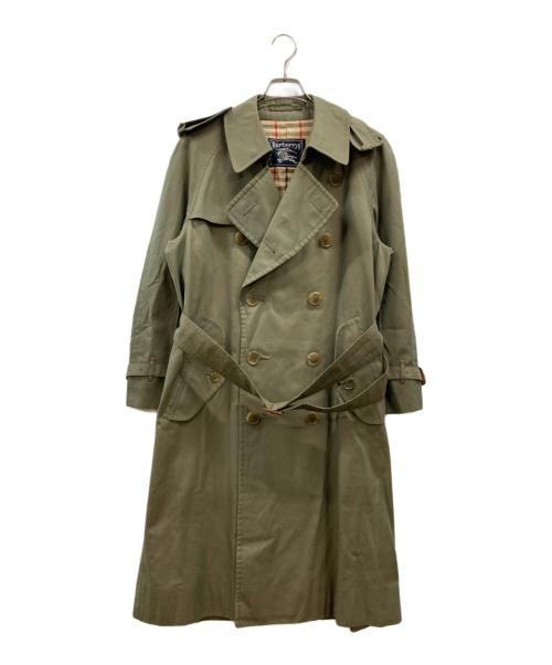 Burberry's（バーバリーズ）Burberry's (バーバリーズ) 玉虫トレンチコート オリーブ サイズ:Sの古着・服飾アイテム
