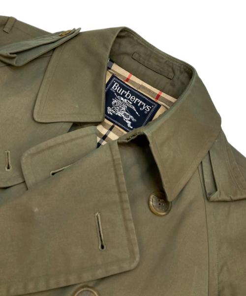 Burberry's（バーバリーズ）Burberry's (バーバリーズ) 玉虫トレンチコート オリーブ サイズ:Sの古着・服飾アイテム