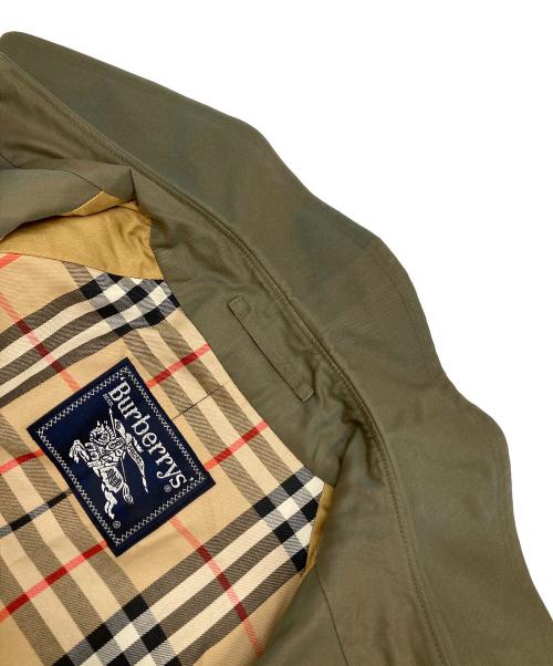 Burberry's（バーバリーズ）Burberry's (バーバリーズ) 玉虫トレンチコート オリーブ サイズ:Sの古着・服飾アイテム