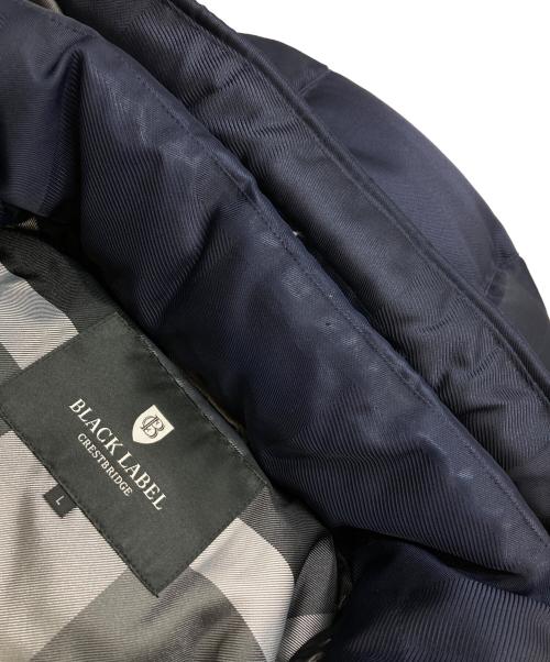 BLACK LABEL CRESTBRIDGE（ブラックレーベル クレストブリッジ）BLACK LABEL CRESTBRIDGE (ブラックレーベル クレストブリッジ) ダウンジャケット ネイビー サイズ:Lの古着・服飾アイテム