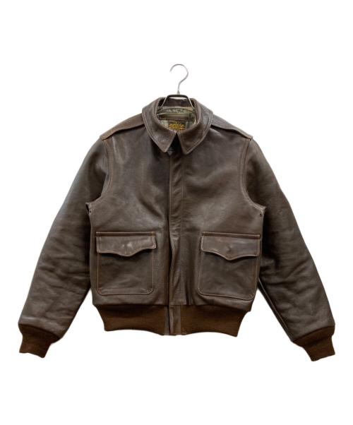 BUZZ RICKSON'S（バズリクソンズ）BUZZ RICKSON'S (バズリクソンズ) TYPE A-2 レザージャケット ブラウン サイズ:40の古着・服飾アイテム