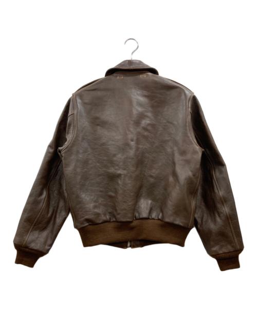 BUZZ RICKSON'S（バズリクソンズ）BUZZ RICKSON'S (バズリクソンズ) TYPE A-2 レザージャケット ブラウン サイズ:40の古着・服飾アイテム