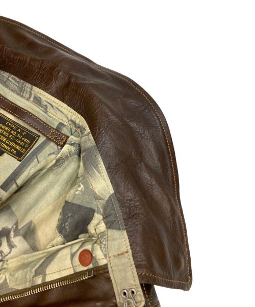 BUZZ RICKSON'S（バズリクソンズ）BUZZ RICKSON'S (バズリクソンズ) TYPE A-2 レザージャケット ブラウン サイズ:40の古着・服飾アイテム