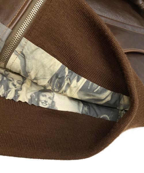BUZZ RICKSON'S（バズリクソンズ）BUZZ RICKSON'S (バズリクソンズ) TYPE A-2 レザージャケット ブラウン サイズ:40の古着・服飾アイテム