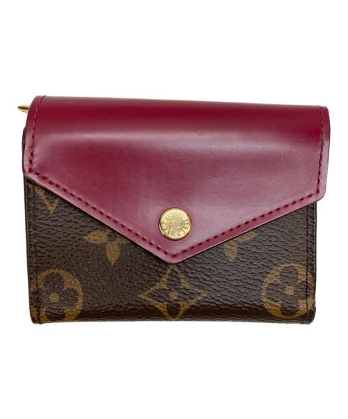 LOUIS VUITTON（ルイ ヴィトン）LOUIS VUITTON (ルイ ヴィトン) 3つ折り財布 ブラウン・レッドの古着・服飾アイテム