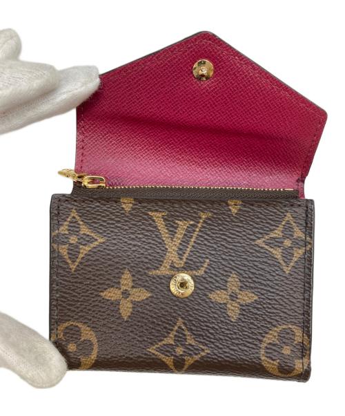 LOUIS VUITTON（ルイ ヴィトン）LOUIS VUITTON (ルイ ヴィトン) 3つ折り財布 ブラウン・レッドの古着・服飾アイテム