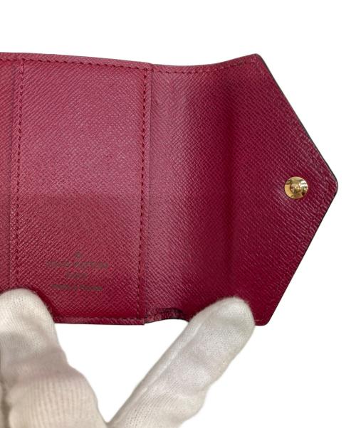 LOUIS VUITTON（ルイ ヴィトン）LOUIS VUITTON (ルイ ヴィトン) 3つ折り財布 ブラウン・レッドの古着・服飾アイテム