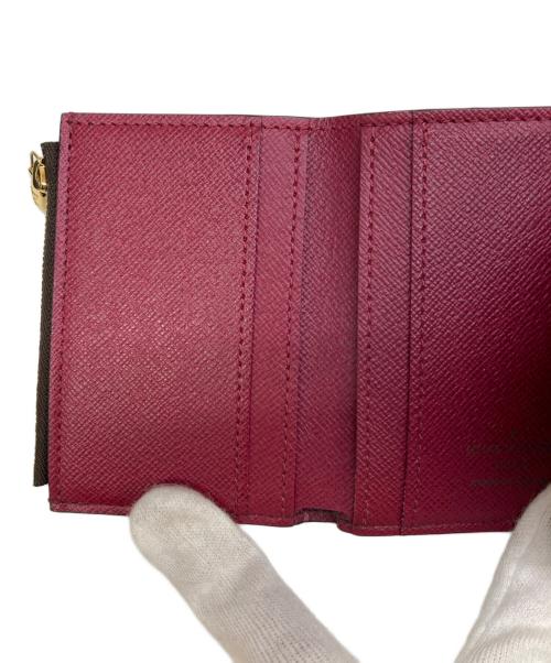 LOUIS VUITTON（ルイ ヴィトン）LOUIS VUITTON (ルイ ヴィトン) 3つ折り財布 ブラウン・レッドの古着・服飾アイテム