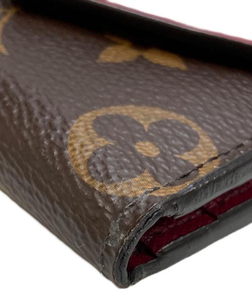LOUIS VUITTON（ルイ ヴィトン）LOUIS VUITTON (ルイ ヴィトン) 3つ折り財布 ブラウン・レッドの古着・服飾アイテム