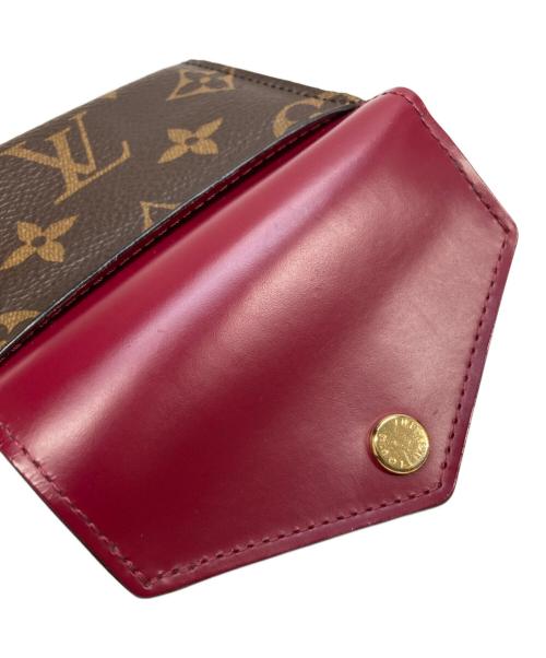 LOUIS VUITTON（ルイ ヴィトン）LOUIS VUITTON (ルイ ヴィトン) 3つ折り財布 ブラウン・レッドの古着・服飾アイテム