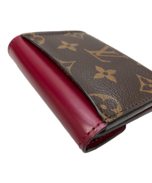 LOUIS VUITTON（ルイ ヴィトン）LOUIS VUITTON (ルイ ヴィトン) 3つ折り財布 ブラウン・レッドの古着・服飾アイテム