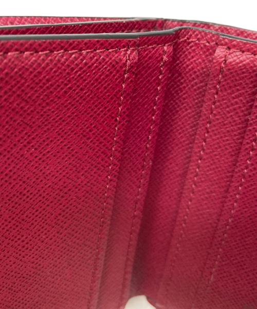 LOUIS VUITTON（ルイ ヴィトン）LOUIS VUITTON (ルイ ヴィトン) 3つ折り財布 ブラウン・レッドの古着・服飾アイテム