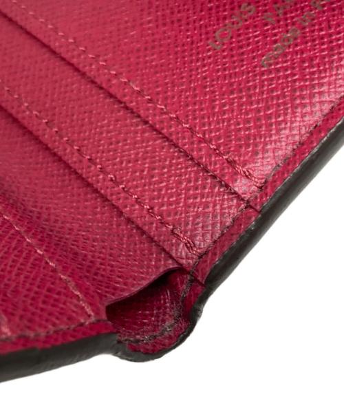 LOUIS VUITTON（ルイ ヴィトン）LOUIS VUITTON (ルイ ヴィトン) 3つ折り財布 ブラウン・レッドの古着・服飾アイテム