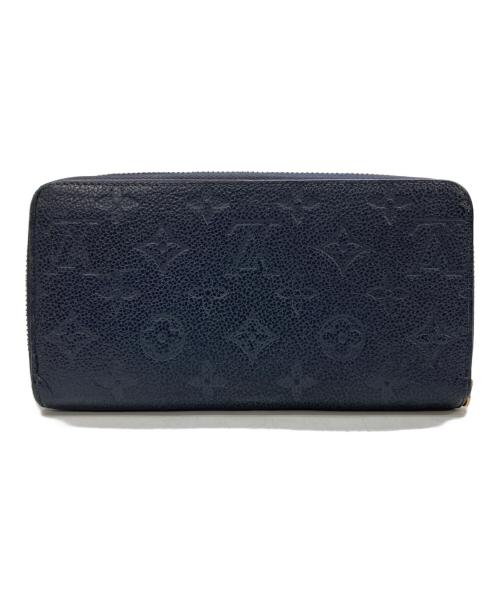 LOUIS VUITTON（ルイ ヴィトン）LOUIS VUITTON (ルイ ヴィトン) ラウンドファスナー財布 ネイビーの古着・服飾アイテム