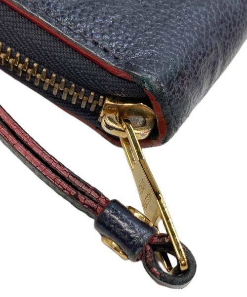 LOUIS VUITTON（ルイ ヴィトン）LOUIS VUITTON (ルイ ヴィトン) ラウンドファスナー財布 ネイビーの古着・服飾アイテム