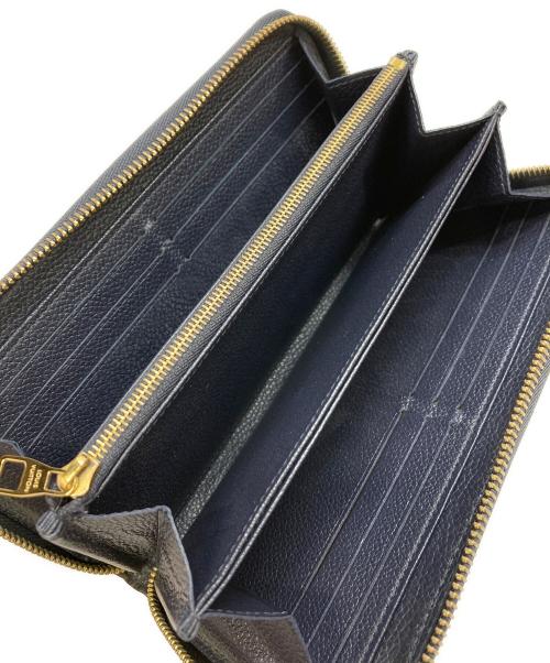 LOUIS VUITTON（ルイ ヴィトン）LOUIS VUITTON (ルイ ヴィトン) ラウンドファスナー財布 ネイビーの古着・服飾アイテム