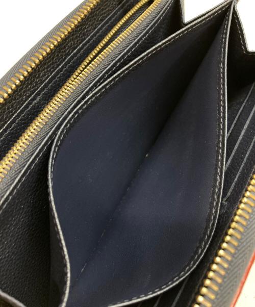 LOUIS VUITTON（ルイ ヴィトン）LOUIS VUITTON (ルイ ヴィトン) ラウンドファスナー財布 ネイビーの古着・服飾アイテム