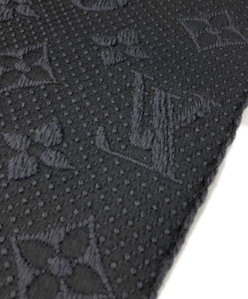 LOUIS VUITTON（ルイ ヴィトン）LOUIS VUITTON (ルイ ヴィトン) エシャルプ ロゴマニア マフラー ブラックの古着・服飾アイテム