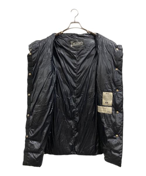 HERNO（ヘルノ）HERNO (ヘルノ) ロングダウンジャケット ブラック サイズ:42の古着・服飾アイテム