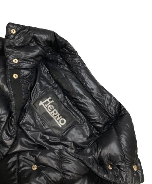 HERNO（ヘルノ）HERNO (ヘルノ) ロングダウンジャケット ブラック サイズ:42の古着・服飾アイテム