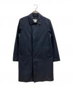 MACKINTOSH PHILOSOPHYマッキントッシュ フィロソフィー）の古着「比翼ステンカラーコート」｜ネイビー