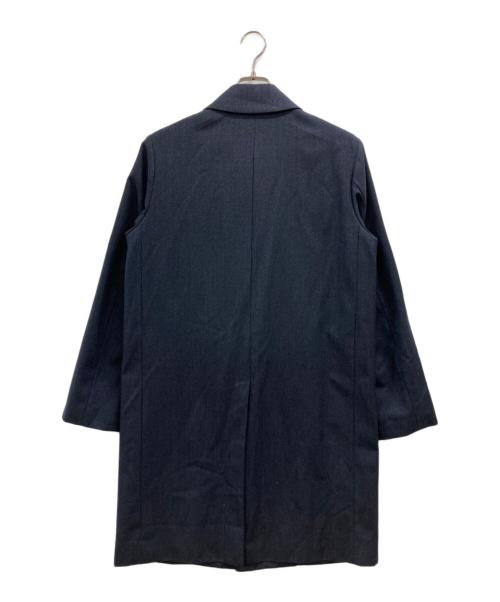 MACKINTOSH PHILOSOPHY（マッキントッシュ フィロソフィー）MACKINTOSH PHILOSOPHY (マッキントッシュ フィロソフィー) 比翼ステンカラーコート ネイビー サイズ:38の古着・服飾アイテム